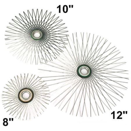 Perfectpillows Wohler Usa No 1283 8 Inch Flat Star Wire Brush For Viper For 6 Inch Flue PE2211572